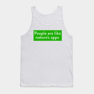 People = Nature's Apps Tank Top